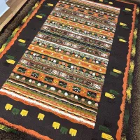 فرش فانتزی رنگی|فرش|رشت, شهرک پردیسان|دیوار