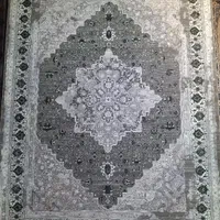 فرش ۱۲۰۰ شانه ورساچ خاکستری|فرش|شیراز, ریشمک|دیوار