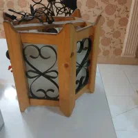 لوستر چوبی وفلزی