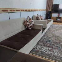 مبل نه نفر در حد سالم|مبلمان خانگی و میز عسلی|خرمدره, |دیوار