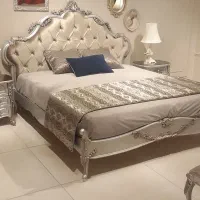 تخت کلاسیک نقره ای
