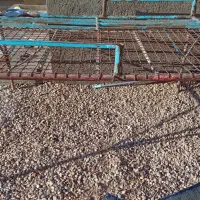 تخت و دو عدد ناو کوسفند درب حمام|تخت و سرویس خواب|سوری, |دیوار