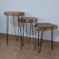 میز با پایه فلزی