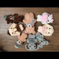 عروسک بافتنی کاموا مخملی