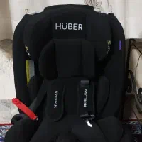 صندلی خودرو دلیجان مدل HUBER ایزوفیکس رنگ مشکی