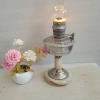 چراغ گردسوز نفتی قدیمی آنتیک و کلکسیونی