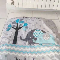 غلتگیر نوزاد سالم همراه ست کامل رختخواب نوزادی|اسباب و اثاث بچه|تهران, جوانمردان (اندیشه)|دیوار