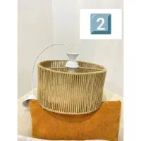 لوستر کنفی/لوستر/اباژور سقفی|لوستر و چراغ آویز|رشت, تازه آباد|دیوار