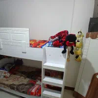 تخت خواب ۲طبقه کاملآ سالم و نو|تخت و سرویس خواب|زاهدان, |دیوار