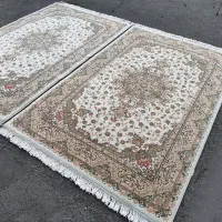 یک جفت فرش قالیچه ۷۰۰ شانه ۱.۵۰ در ۲.۲۵ حد نو|فرش|تبریز, |دیوار