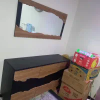 (میزتلویزیون -آینه بهمراه کنسول -جاکفشی) ام دی اف|میز تلویزیون|بندر امام خمینی, |دیوار