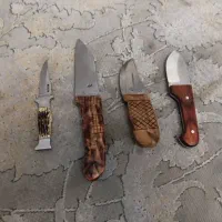 چاقو مخصوص کمپین و کوه نوردی 4 عدد