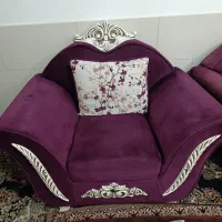 فروش فوری مبل ۱۱ نفره، ویترین و میز|مبلمان خانگی و میز عسلی|آباده, |دیوار