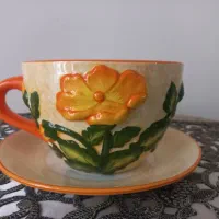 شکلات خوری پایه دار.گلدان فنجانی دکوری. گلدان