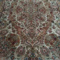 فرش۳۵رج جفت ۹متری سالاری حاشیه کف ابریشم|فرش|تبریز, |دیوار