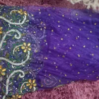 فروش پارچه مجلسی رنگ بنفش