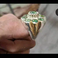 یک الماس موزنایت وسه عددتاج فروهر|جواهرات|زاهدان, |دیوار