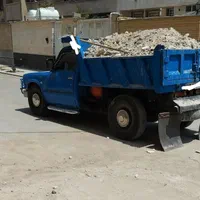 حمل نخاله ناخاله ماسه مصالح نیسان کمپرسی