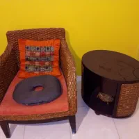 مبل حصیری نیم ست،تختخواب،جاکفشی،کنسول و گلدان|مبلمان خانگی و میز عسلی|تهران, شهرک پرواز|دیوار