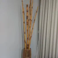 سه عدد گلدان بانی بامبو|گل مصنوعی|مشهد, شهید فرامرز عباسی|دیوار