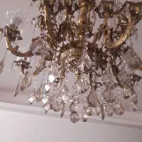 وسایل واثاثیه بچه...لوستربرنز شیک و ۱۶لامپ خاص|لوستر و چراغ آویز|تبریز, |دیوار