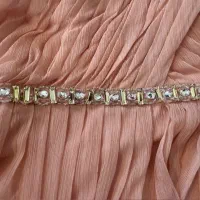 پیراهن دکلته قدی حریر مجلسی سایز ۳۸|لباس|تهران, فرمانیه|دیوار