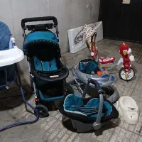 فروش سه چرخه وکریروصندلی غذا وروروک|کالسکه و لوازم جانبی|ملایر, |دیوار