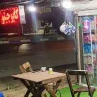 میز صندلی چوبی تاشو