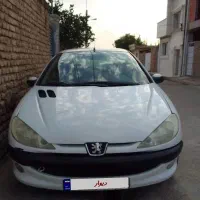 فروش پژو۲۰۶ سفید تغیر رنگ قانونی تمام رنگ مدل ۸۶