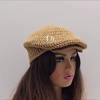 کلاه فرانسوی بافت و مینی اسکارف ترک