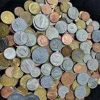 200 عدد سکه کلکسیونی خارجی