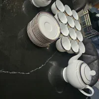 سرویس چای ۲۸ پارچه درجه عالی زرین|ظروف سرو و پذیرایی|اصفهان, سپاهان‌شهر|دیوار