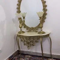 یک عدد آینه شمعدان برنز