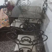 میز صندلی نهار خوری فرفورژه|میز و صندلی غذاخوری|تهران, افسریه شمالی|دیوار