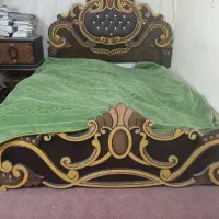 تختخواب دو نفره|تخت و سرویس خواب|قم, دروازه چوبی|دیوار