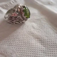 نقره،زبرجد اصل ،دستساز شاهرخ|جواهرات|اسلام‌‌آباد غرب, |دیوار