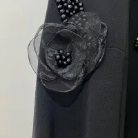 مانتو مشکی مجلسی فاخر