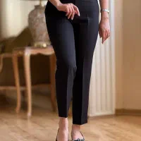 شلوار راسته با پارچه بزیاق