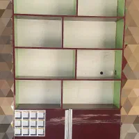 جا کتاب MDF کمددار