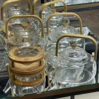 قوری پیرکس بامبو وارداتی