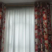 پرده . حریر. دستک|پرده، رانر، رومیزی|مشهد, شهرک لشکر (شهرک غرب)|دیوار