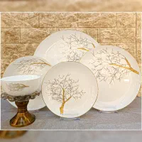 ارکوپال ۲۶ پارچه لب طلا و ساده اگه خواستید سایت|ظروف سرو و پذیرایی|ری, ملک‌آباد|دیوار