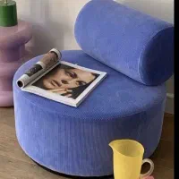 مبل تکی پینترستی مدل پاف صندلی تدی