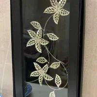 تابلو گل نقره