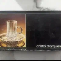 فنجان و نعلبکی کریستال