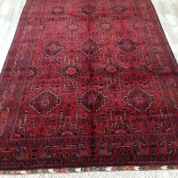 قالی ۶ متری ۵ ترنج حاشیه زیر خاکی تمام کرک ریز