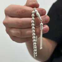 تسبیح نقره ترک روکش جواهری کم اجرت کارگاه نقره|بدلیجات|تبریز, |دیوار