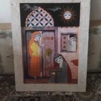 تابلو ی زیبای گلابتون
