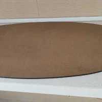 شیشه میز نهار خوری و میز پذیرایی و دو عدد عسلی|مبلمان خانگی و میز عسلی|کرج, عظیمیه|دیوار