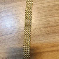 دستبند استیل رنگ طلایی